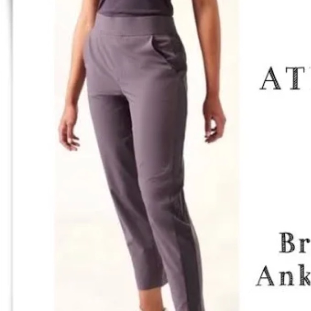 Athleta Brooklyn joggers purple, size 12